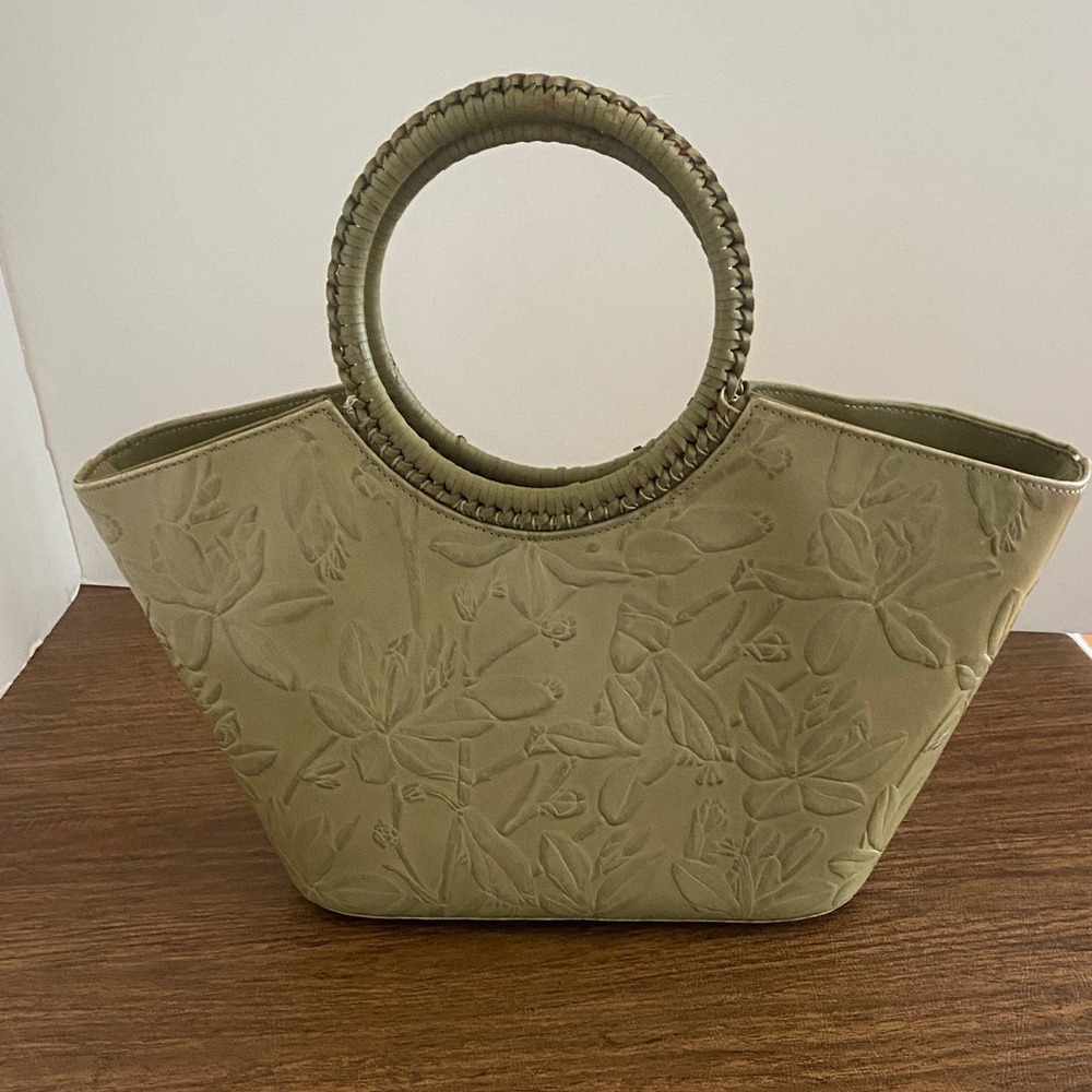 DONNA DIXON  olive green Satchel